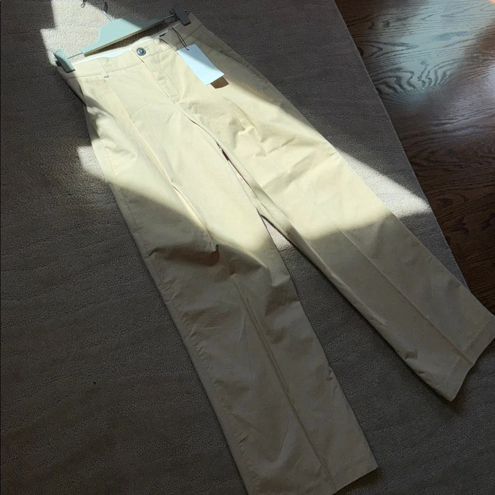 Zara Tailored Cotton Chino Trousers - Picture 6 of 17